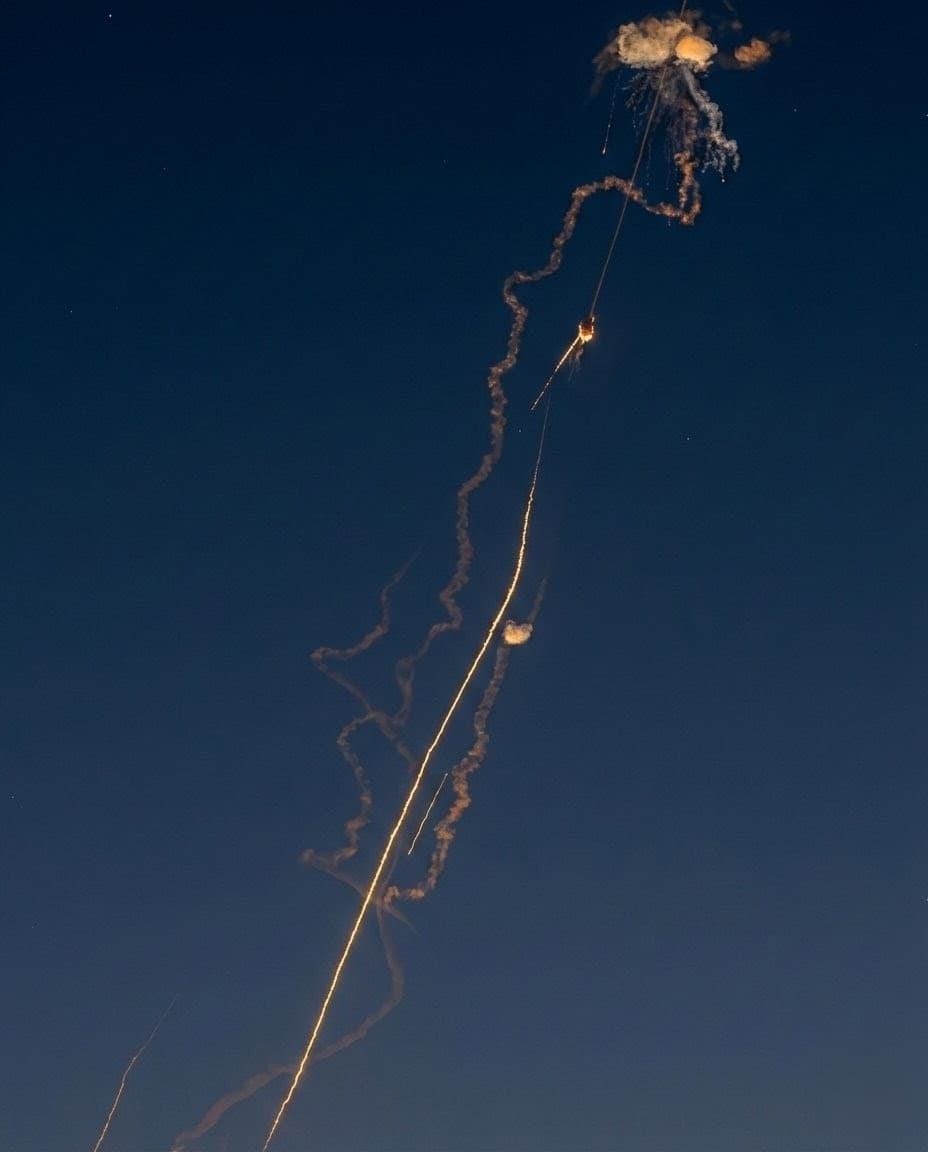 Missile intercept over the Gulf